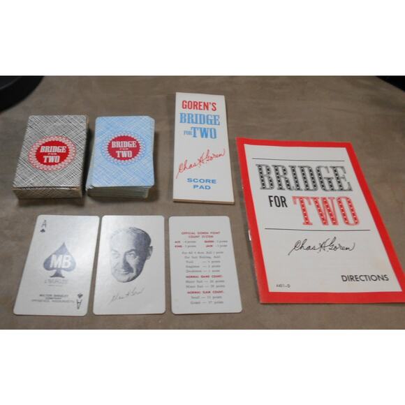 Vintage 1964 Goren's Bridge for Two Milton Bradley #4401 Complete - Picture 3 of 11